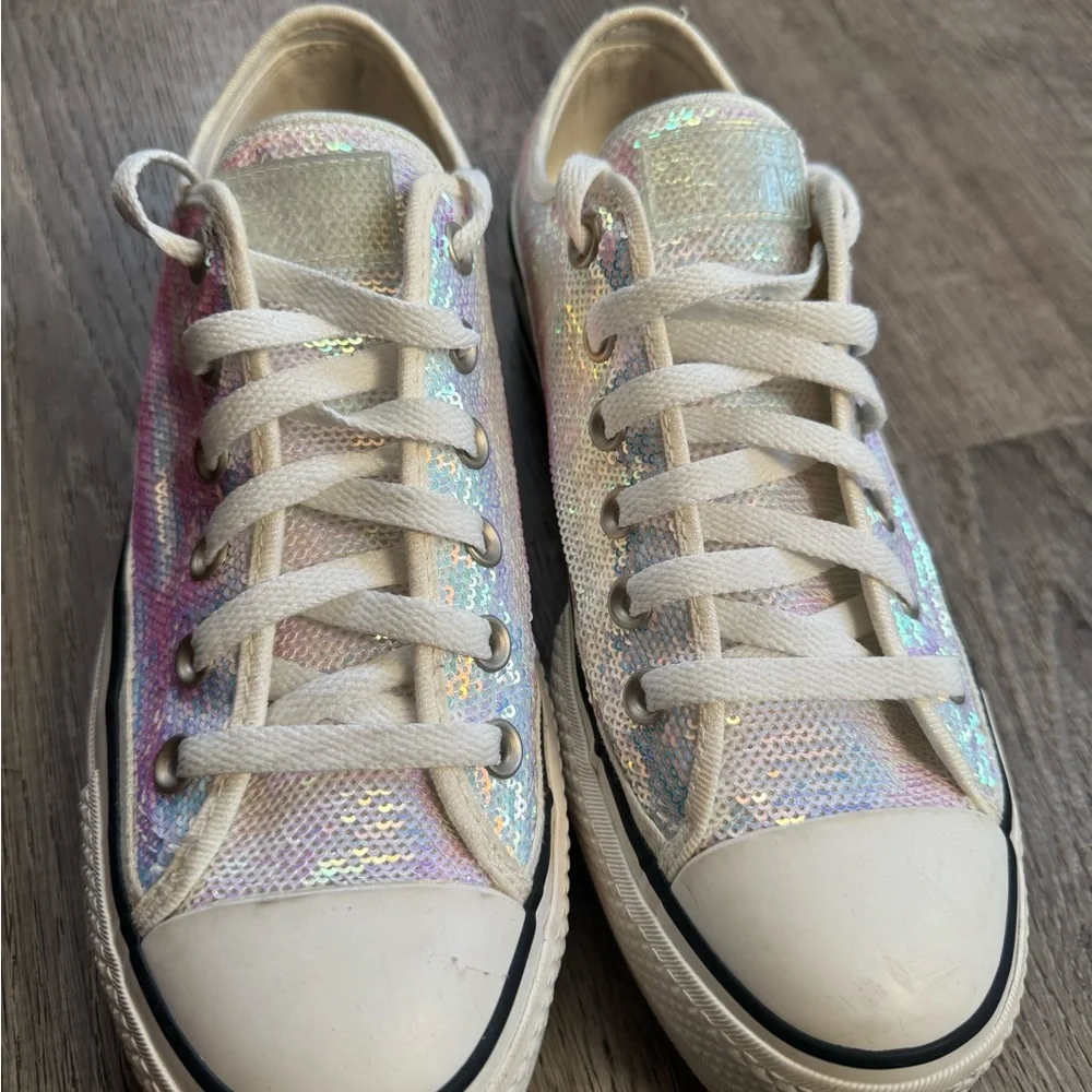 Converse Platform sequin sneaks - Picture 2 of 9